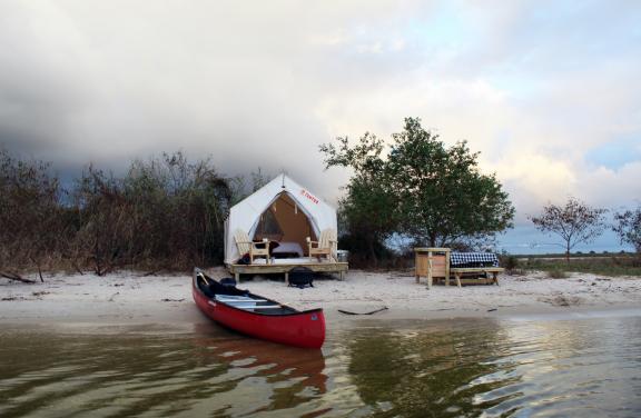 Glamping at Fontainebleau State Park