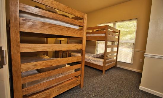 Bunk room in cabin